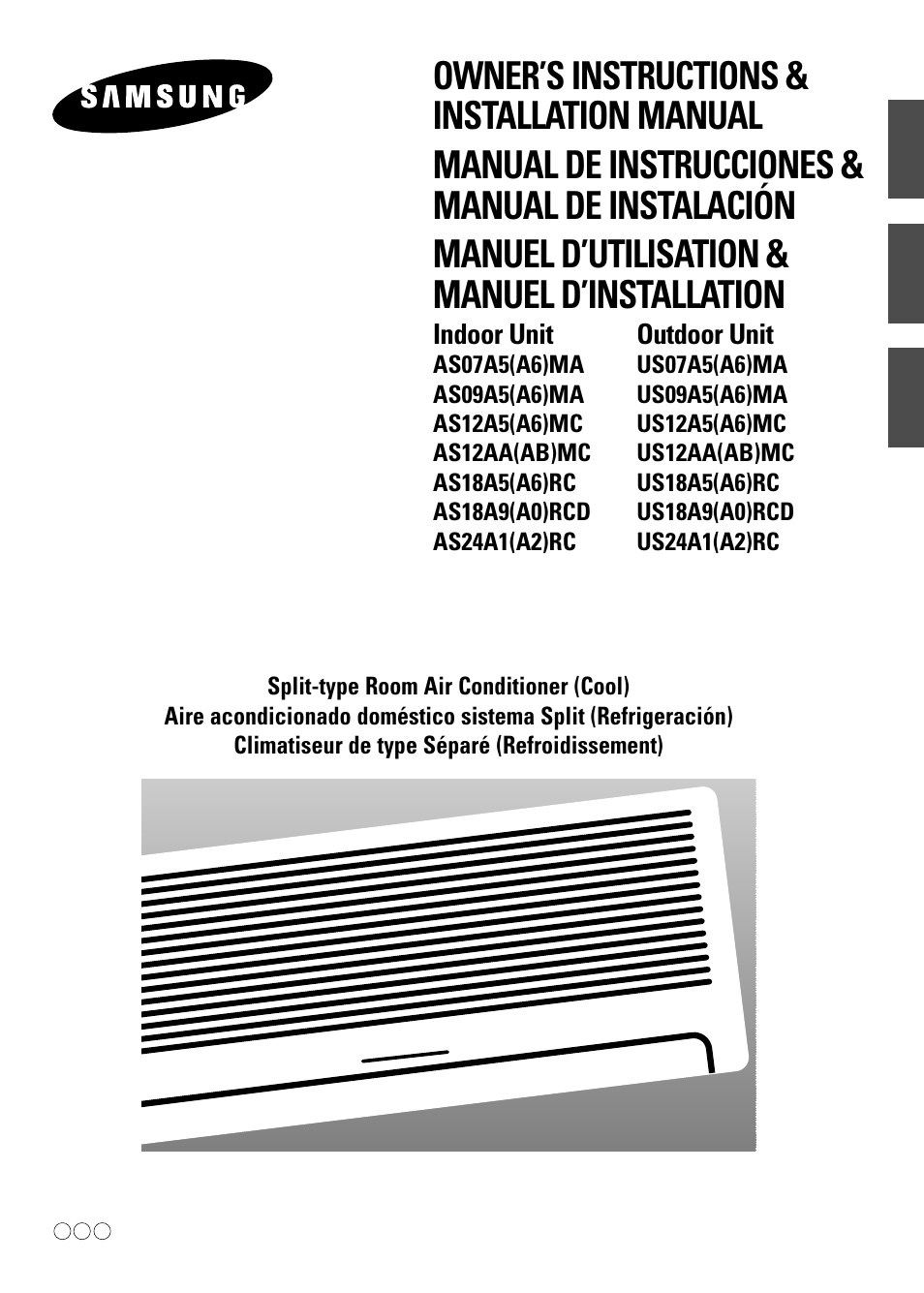 Samsung AS07A5(A6)MA User Manual | 46 pages