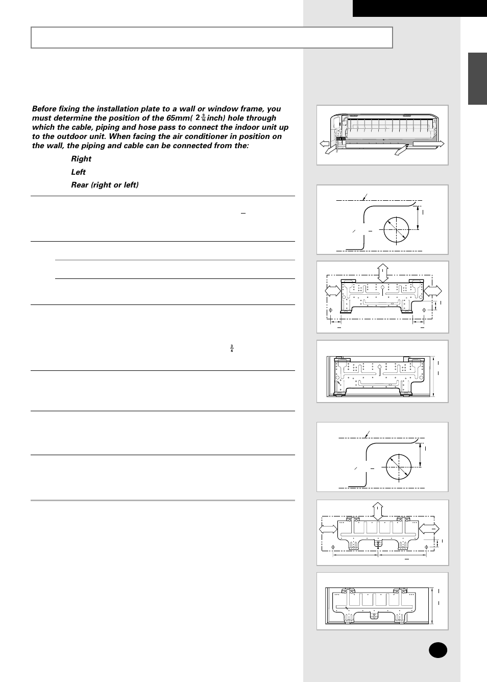 Fixing the installation plate, English | Samsung AS07A5(A6)MA User Manual | Page 31 / 46