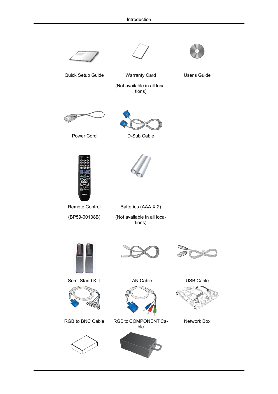 Samsung 550DX User Manual | Page 3 / 28