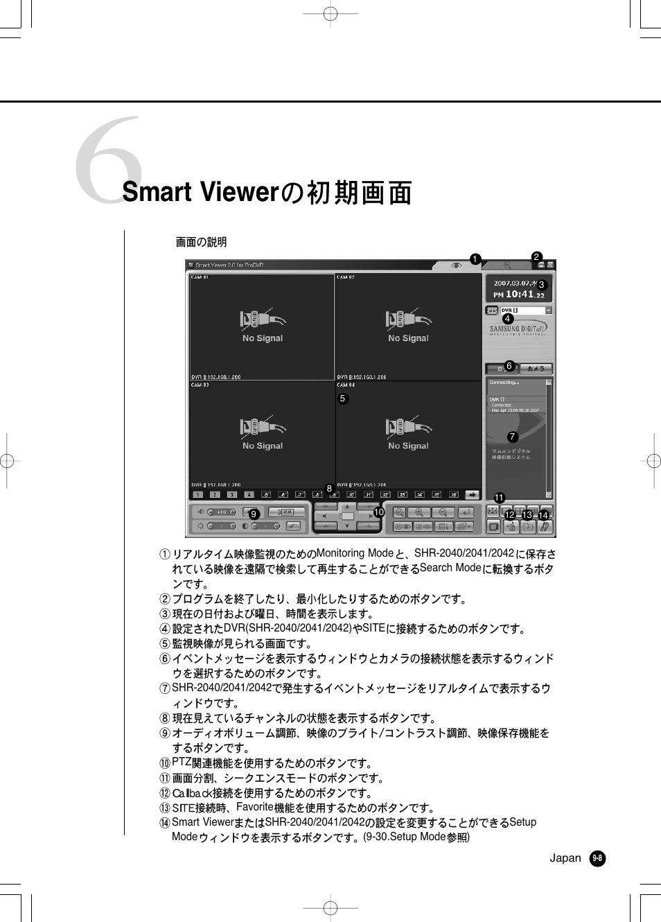 Smart viewer | Samsung SHR 2040 User Manual | Page 129 / 211