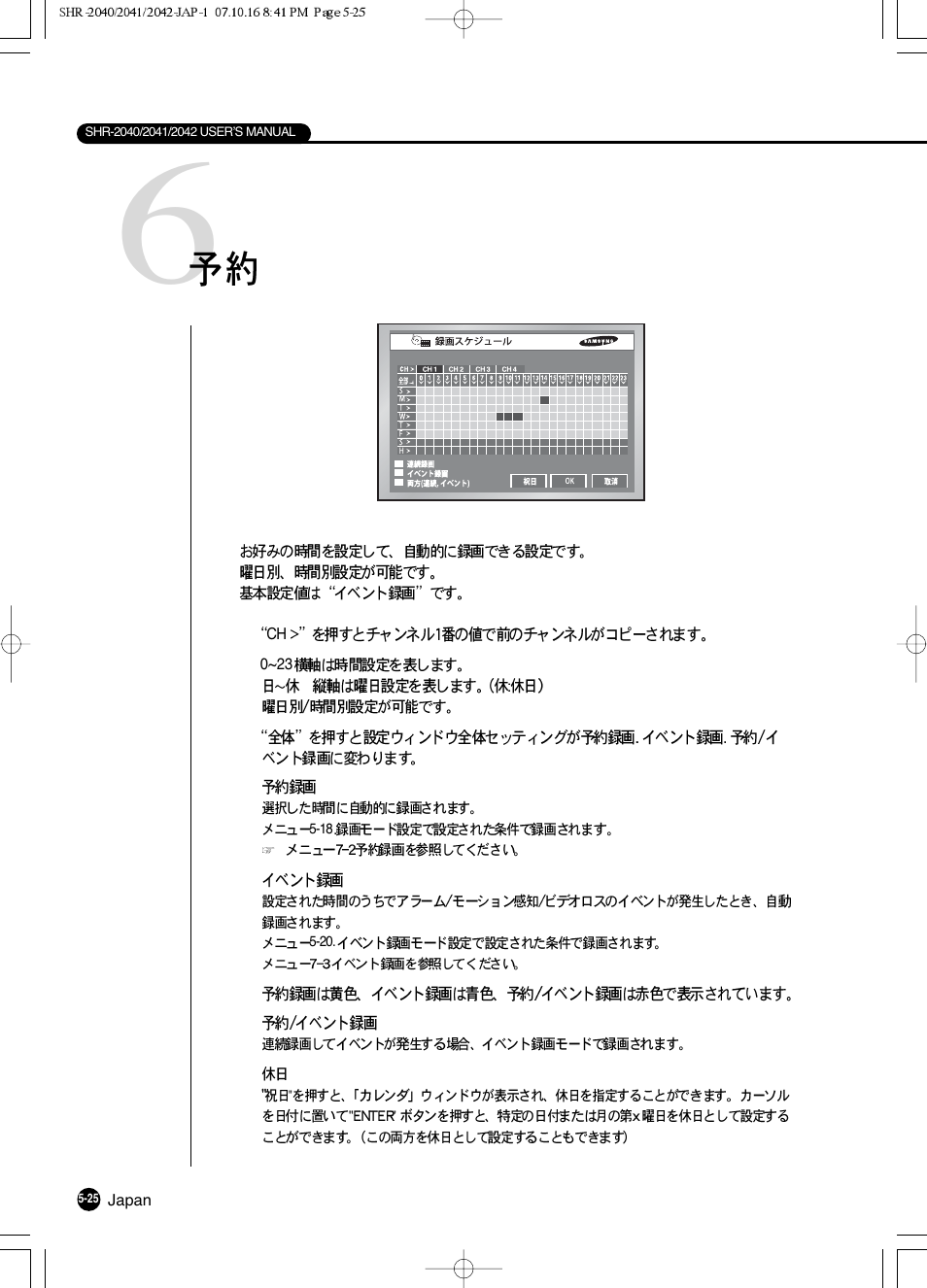 Samsung SHR 2040 User Manual | Page 86 / 211