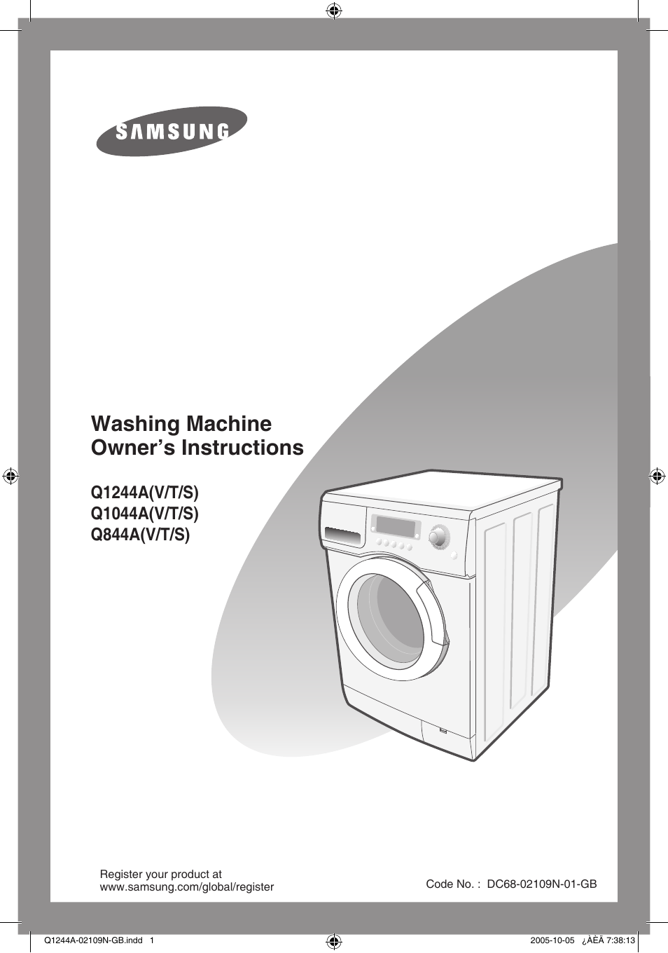 Samsung Q1244A User Manual | 24 pages