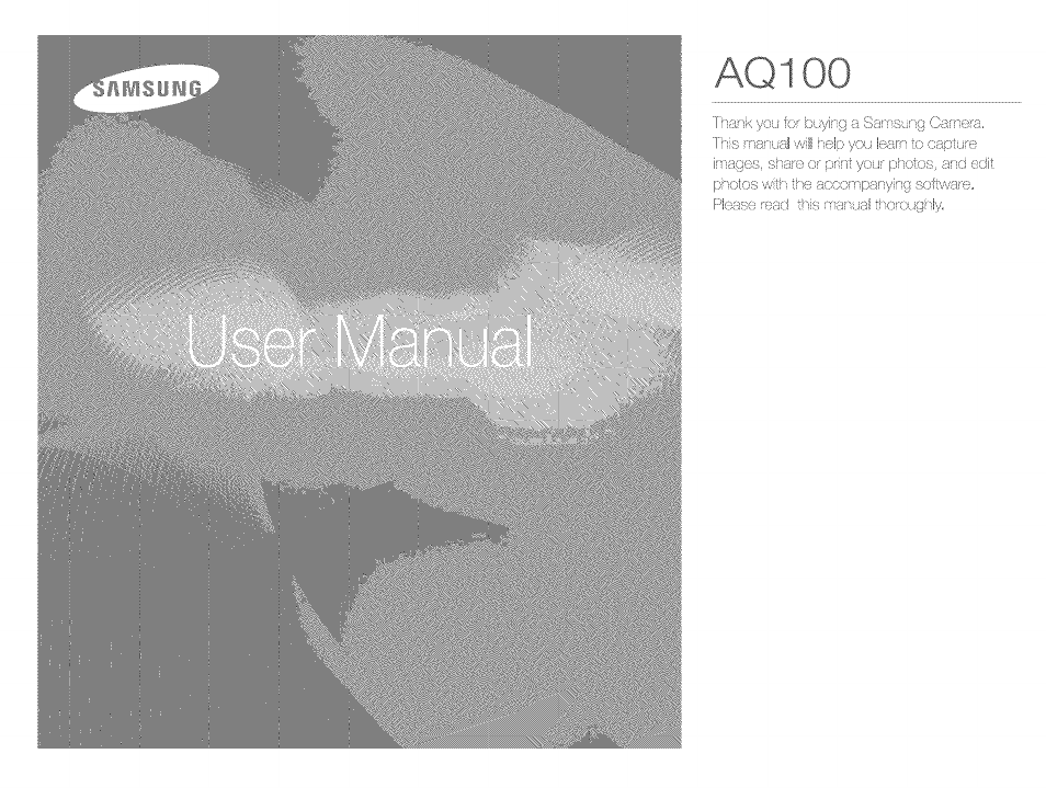 Samsung AQ 1O0 User Manual | 105 pages