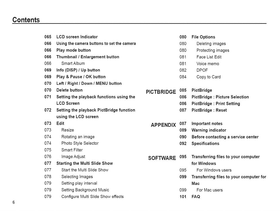 Samsung AQ 1O0 User Manual | Page 7 / 105