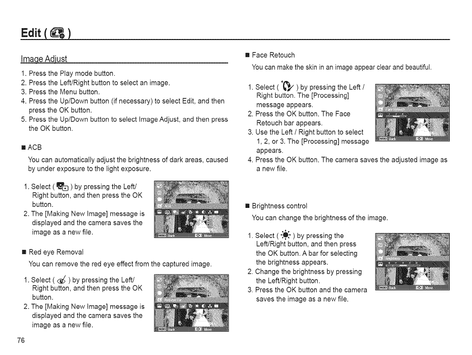 Edit(^) | Samsung AQ 1O0 User Manual | Page 77 / 105