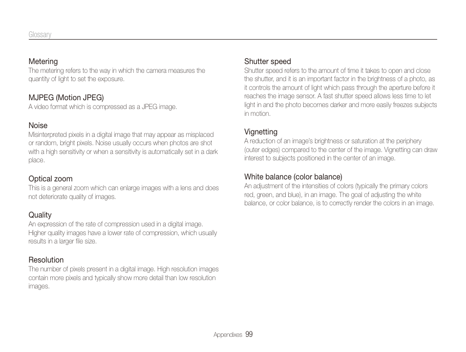 Samsung ES80 User Manual | Page 100 / 106