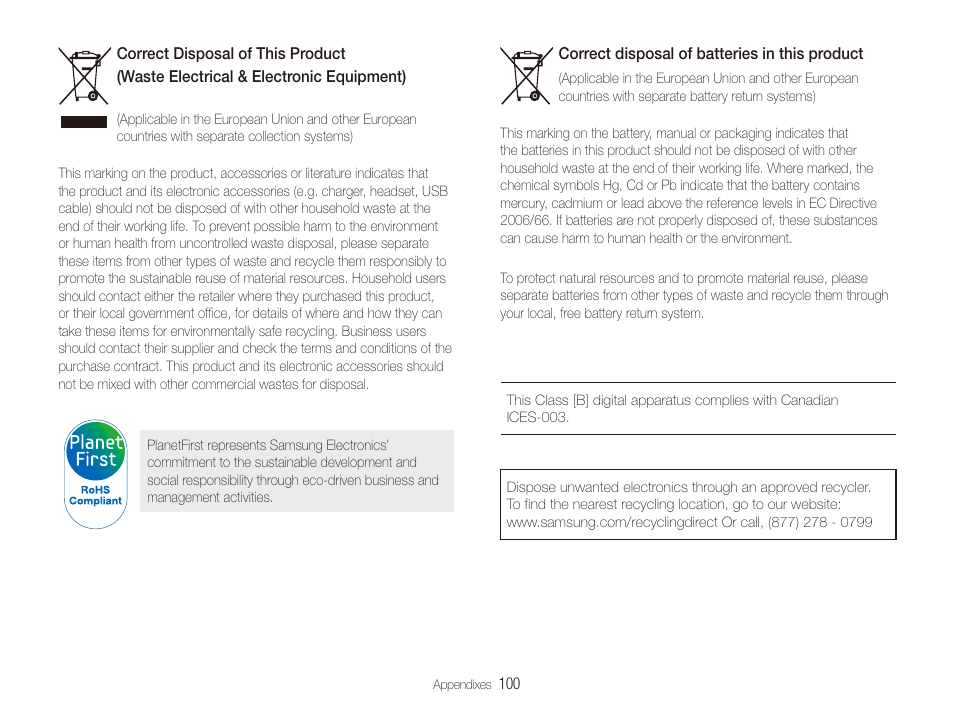 Samsung ES80 User Manual | Page 101 / 106