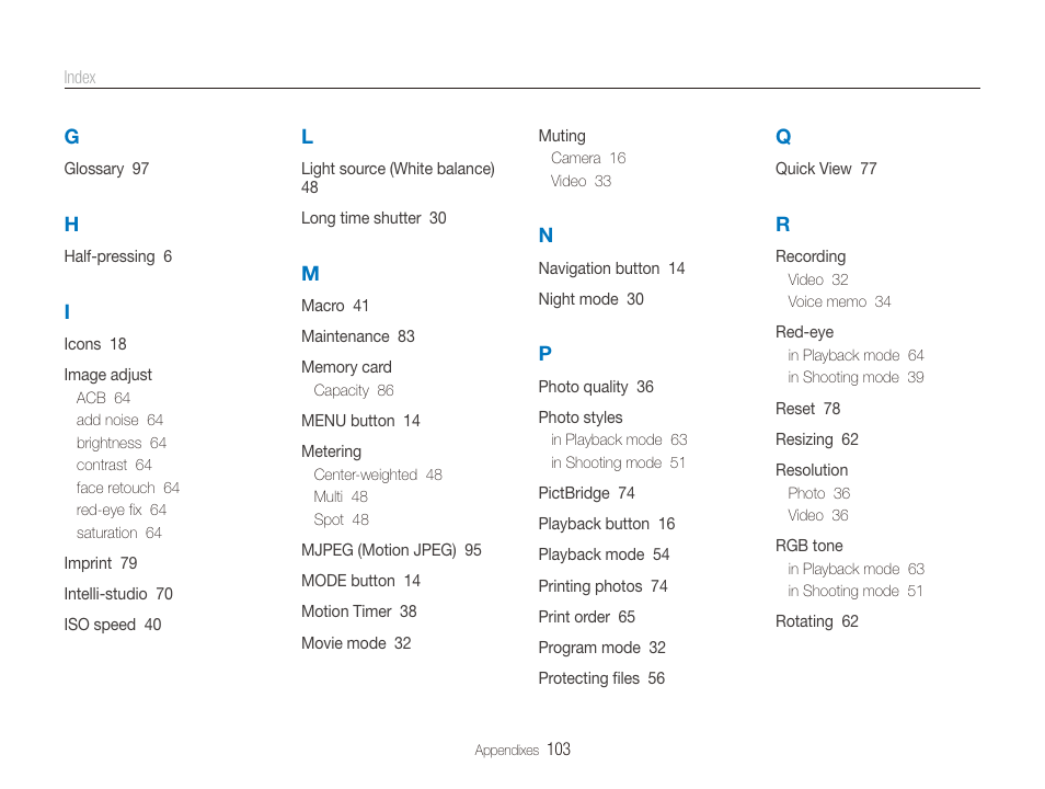 Samsung ES80 User Manual | Page 104 / 106