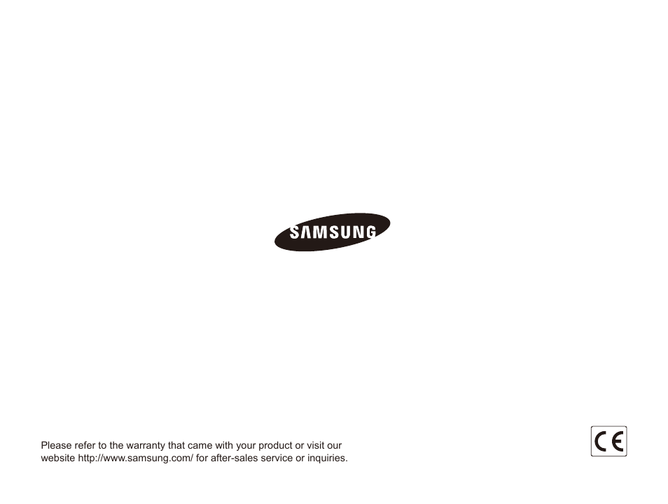 Samsung ES80 User Manual | Page 106 / 106