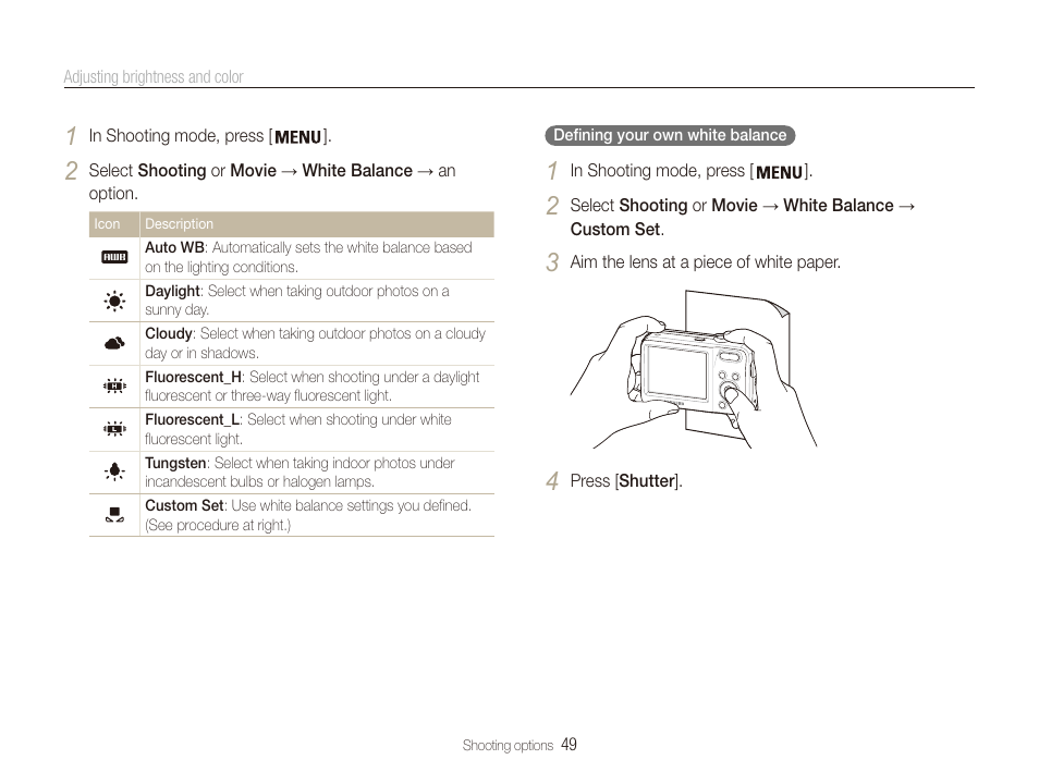 Samsung ES80 User Manual | Page 50 / 106