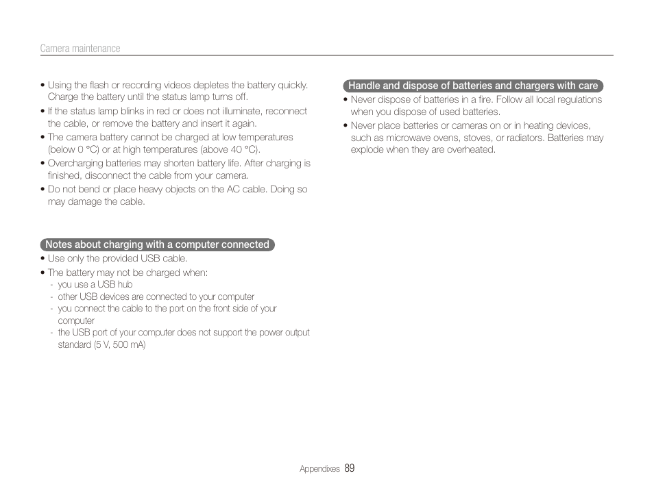 Samsung ES80 User Manual | Page 90 / 106