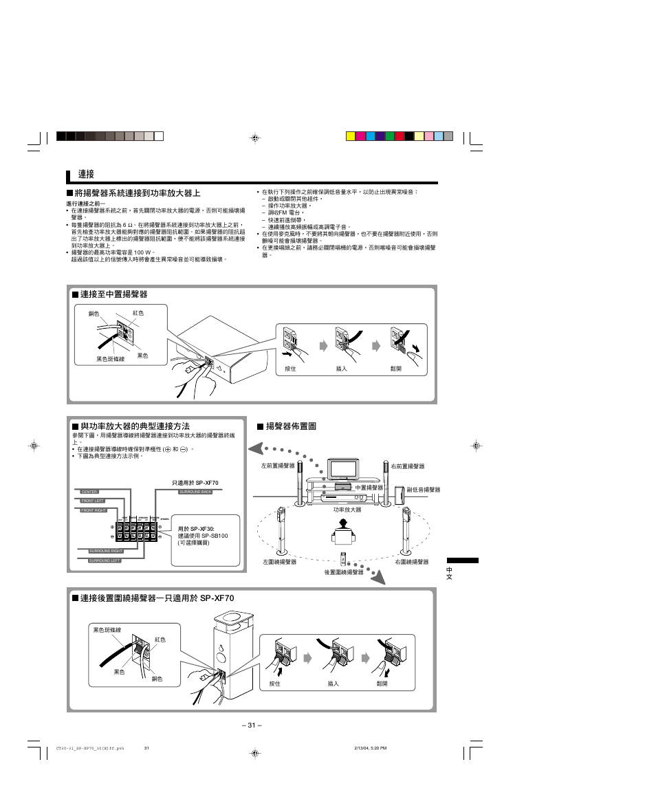 Pmjuctm | JVC QP-F70AL User Manual | Page 31 / 40