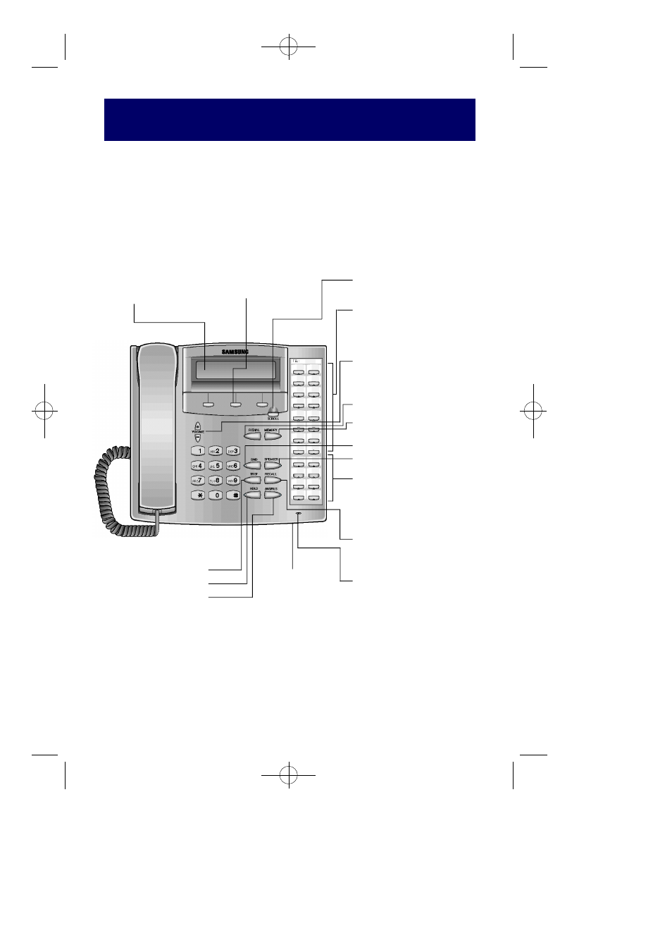 Lcd 24b or std24b keyset lay o u t, Labelling programmable keys | Samsung LCD 24Bi User Manual | Page 12 / 53