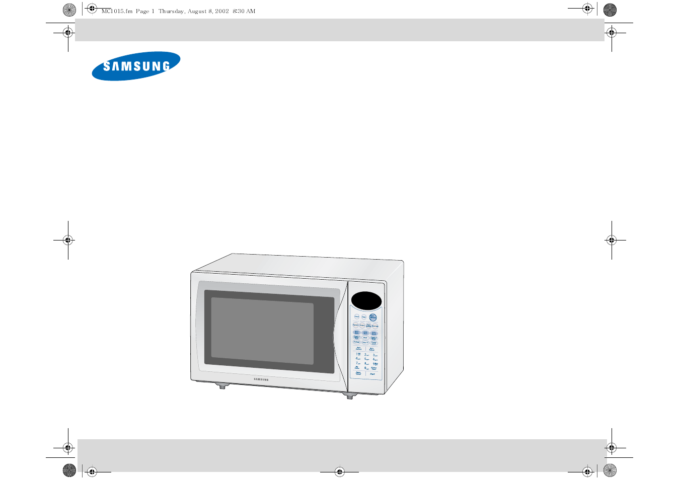 Samsung MC1015WB/BB User Manual | 36 pages