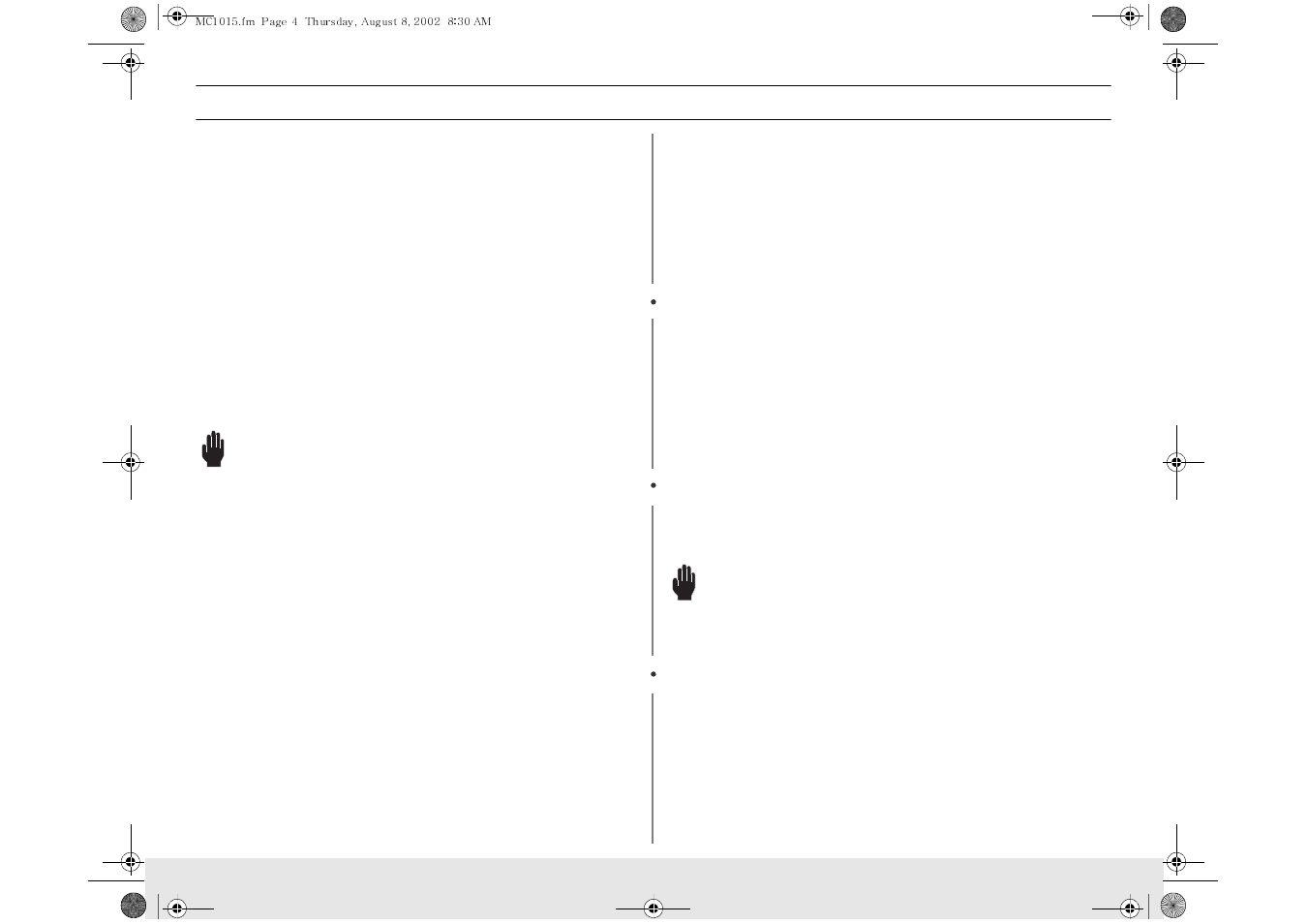 Warning | Samsung MC1015WB/BB User Manual | Page 4 / 36