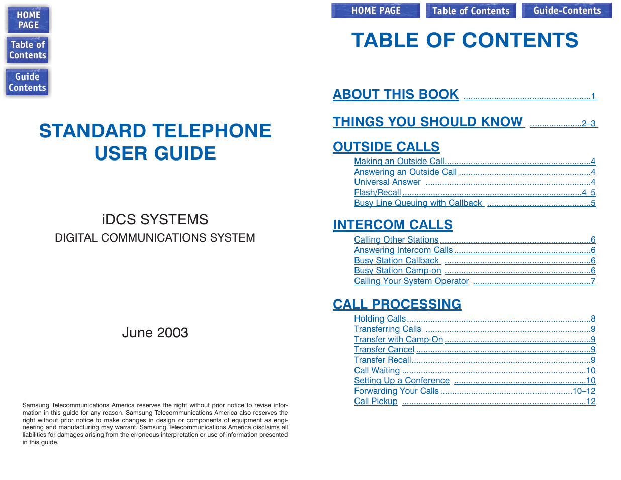 Samsung iDCS 100 User Manual | Page 112 / 155