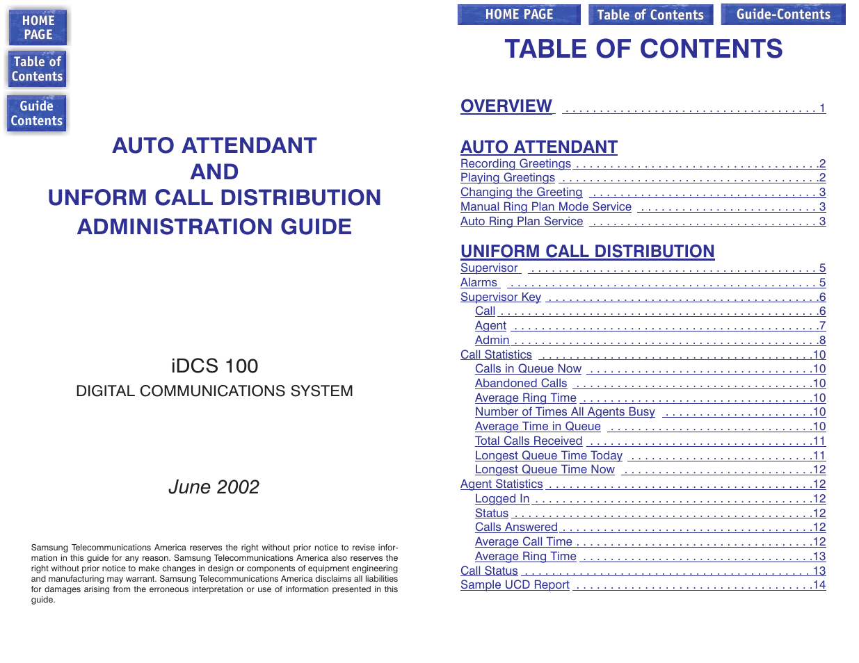 Samsung iDCS 100 User Manual | Page 147 / 155