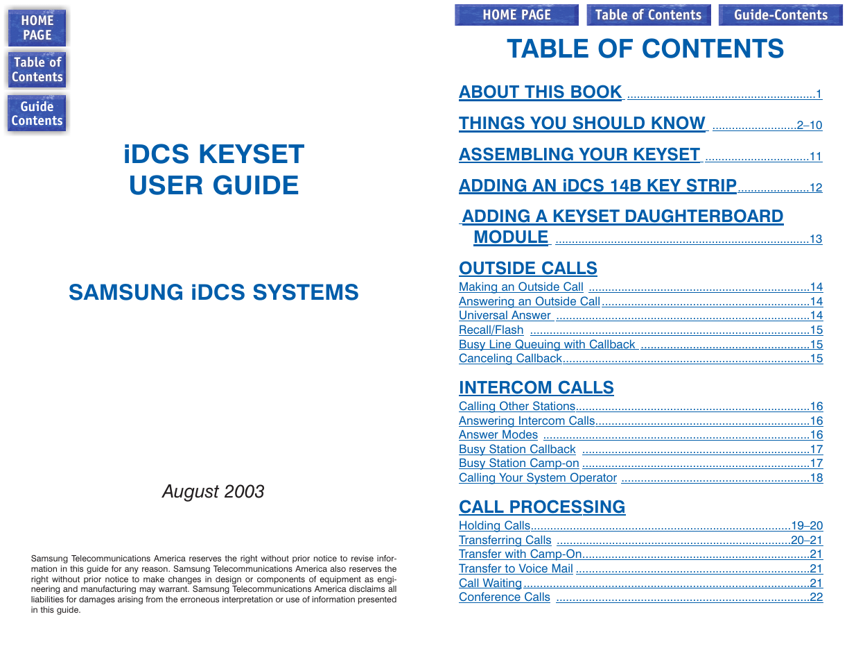 Samsung iDCS 100 User Manual | Page 28 / 155