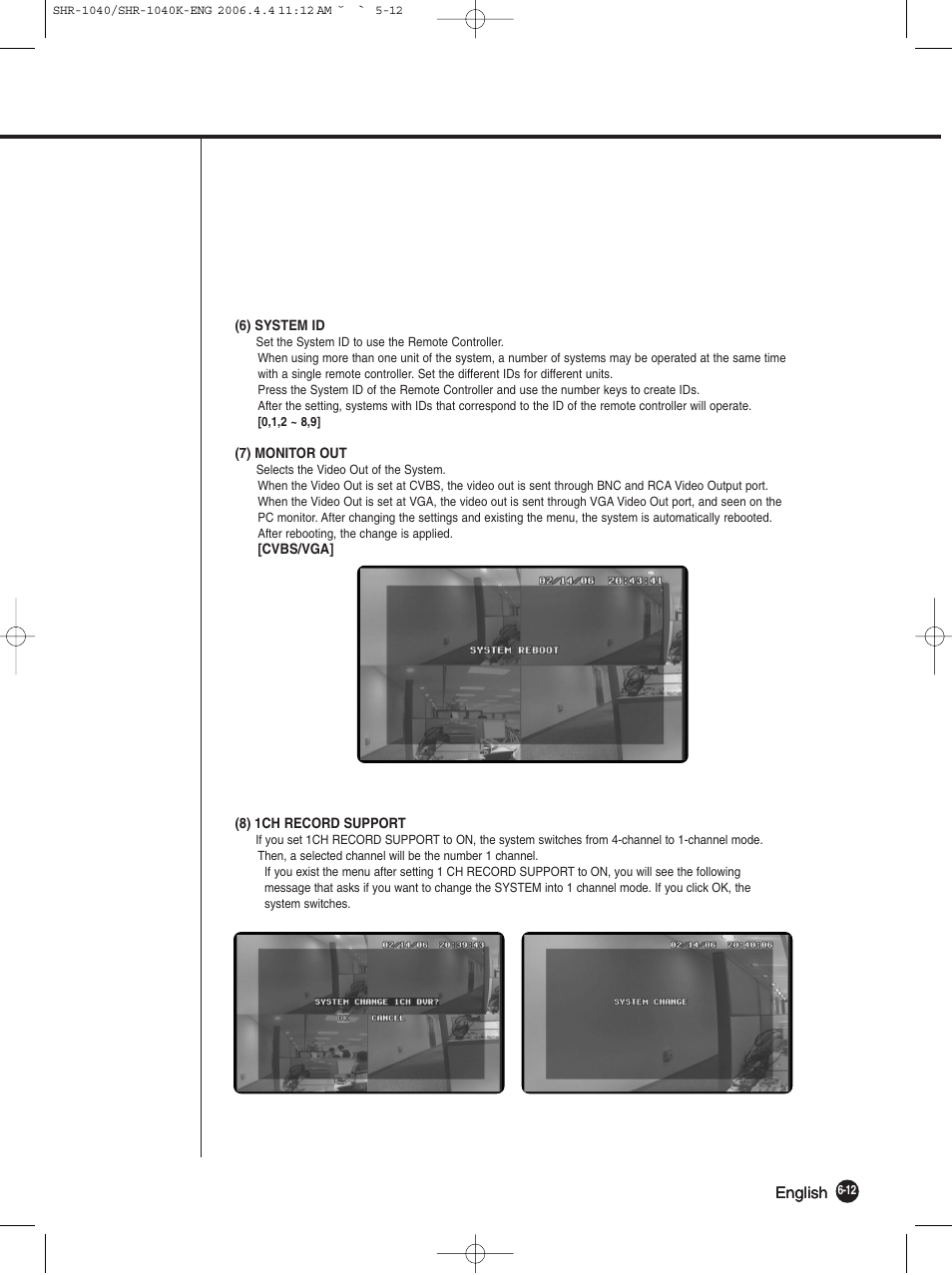 Samsung SHR-1040K User Manual | Page 50 / 68