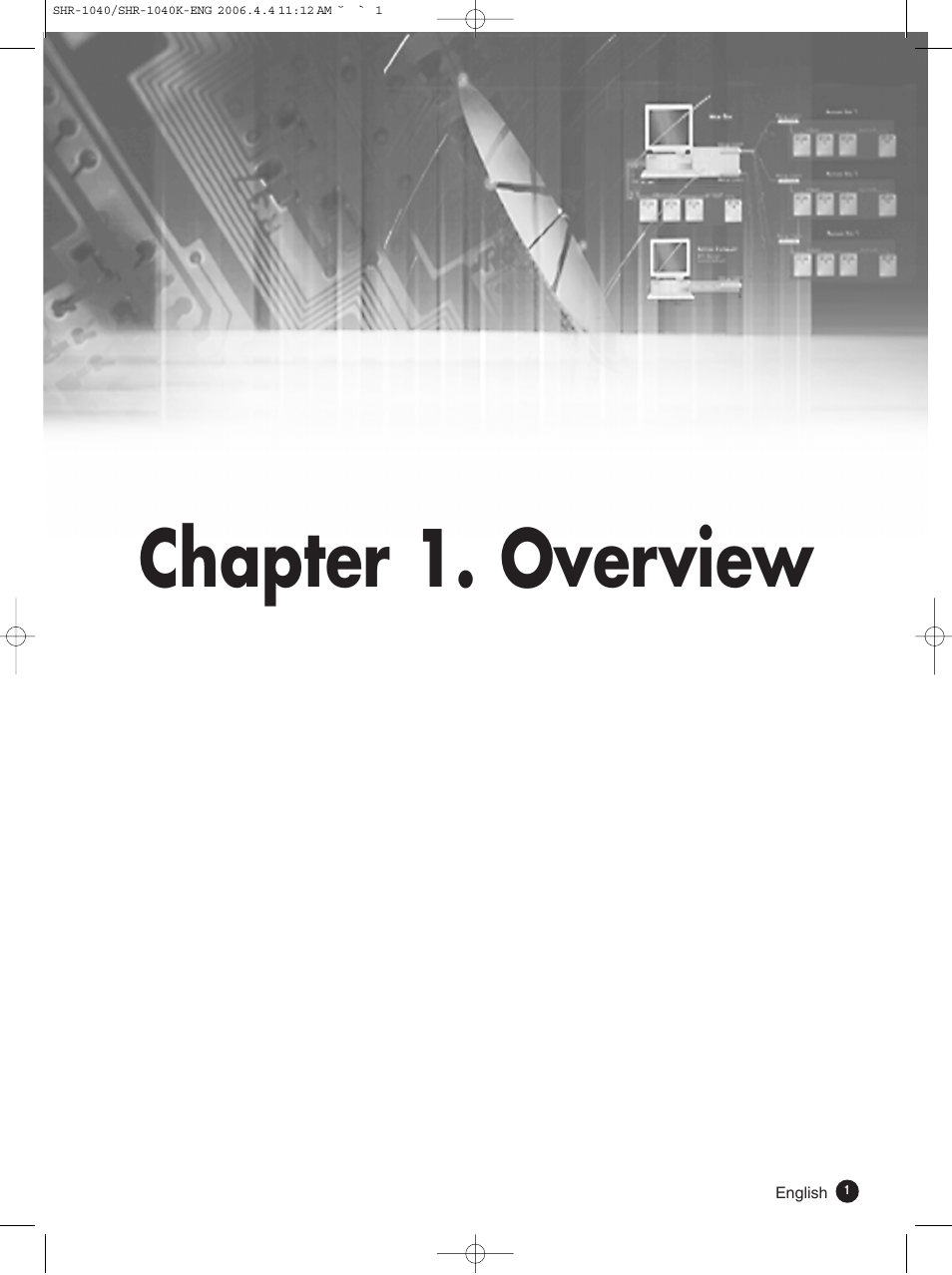 Chapter 1. overview | Samsung SHR-1040K User Manual | Page 6 / 68