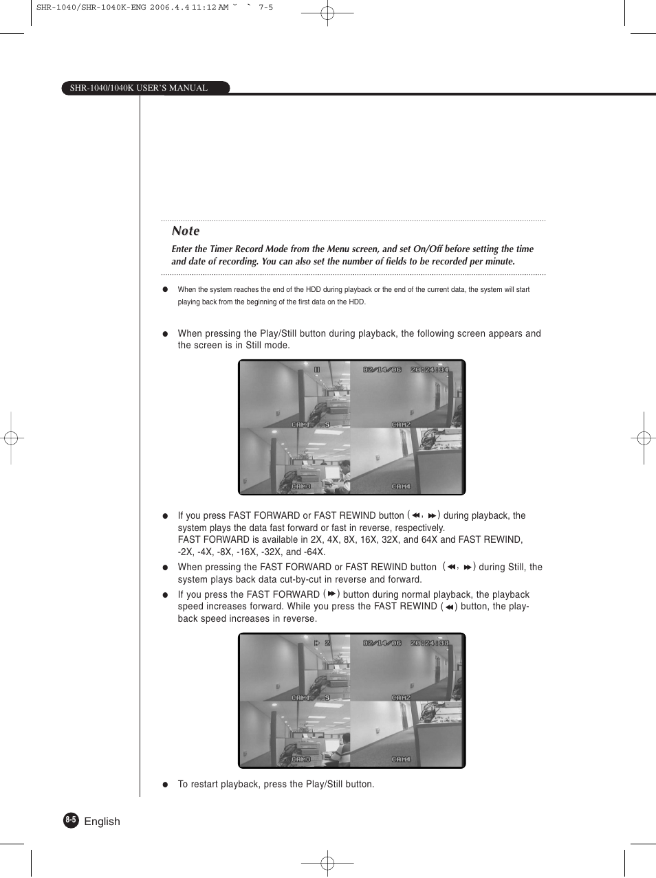 Samsung SHR-1040K User Manual | Page 62 / 68