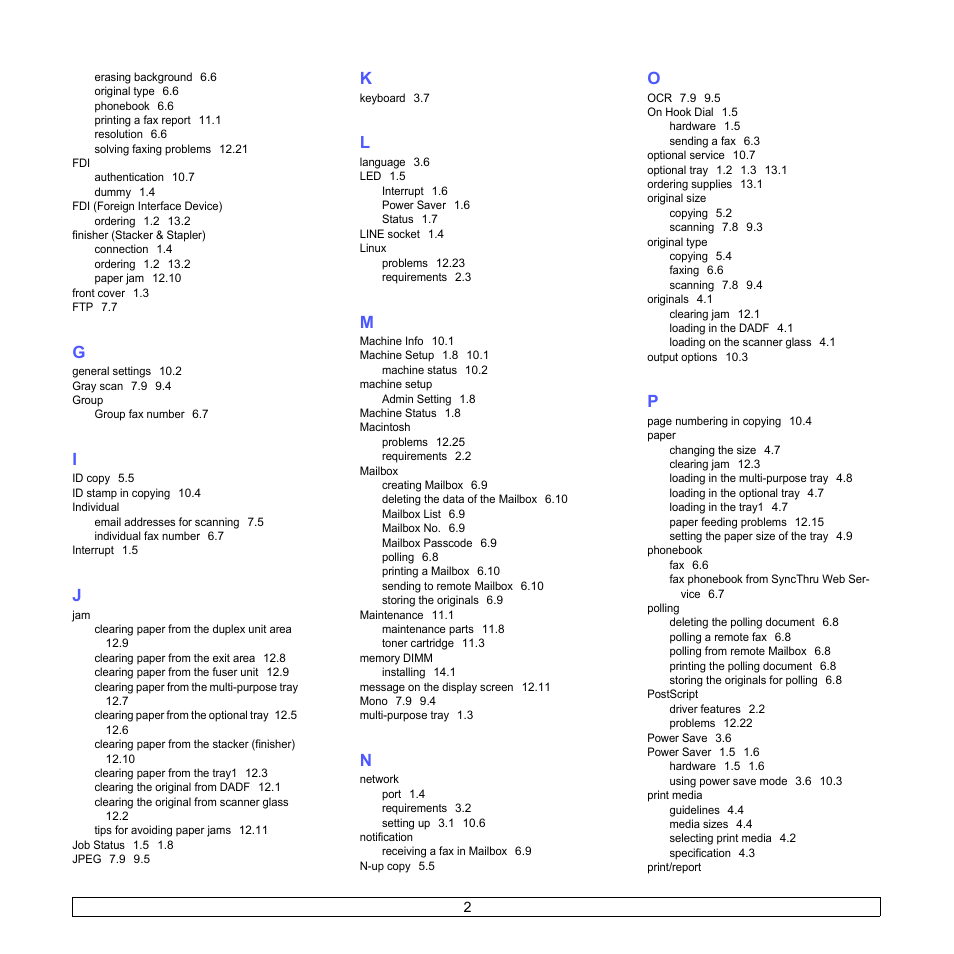 Samsung CLX-8380ND User Manual | Page 135 / 187