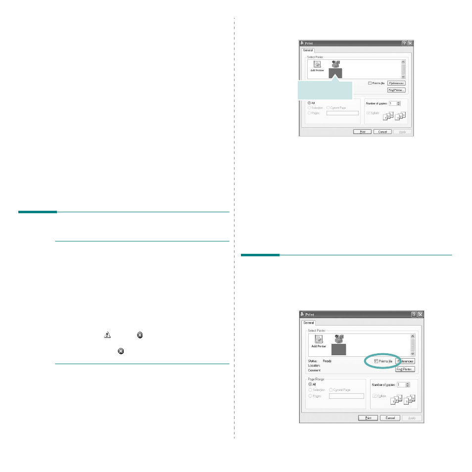 Basic printing, Printing a document, Printing to a file (prn) | Chapter 2, Asic, Rinting, Printing a document printing to a file (prn) | Samsung CLX-8380ND User Manual | Page 151 / 187