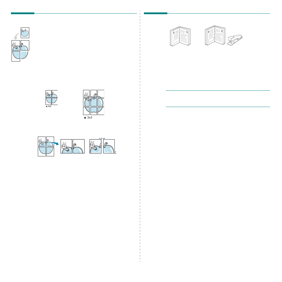 Printing posters, Printing booklets, Printing posters printing booklets | Samsung CLX-8380ND User Manual | Page 158 / 187