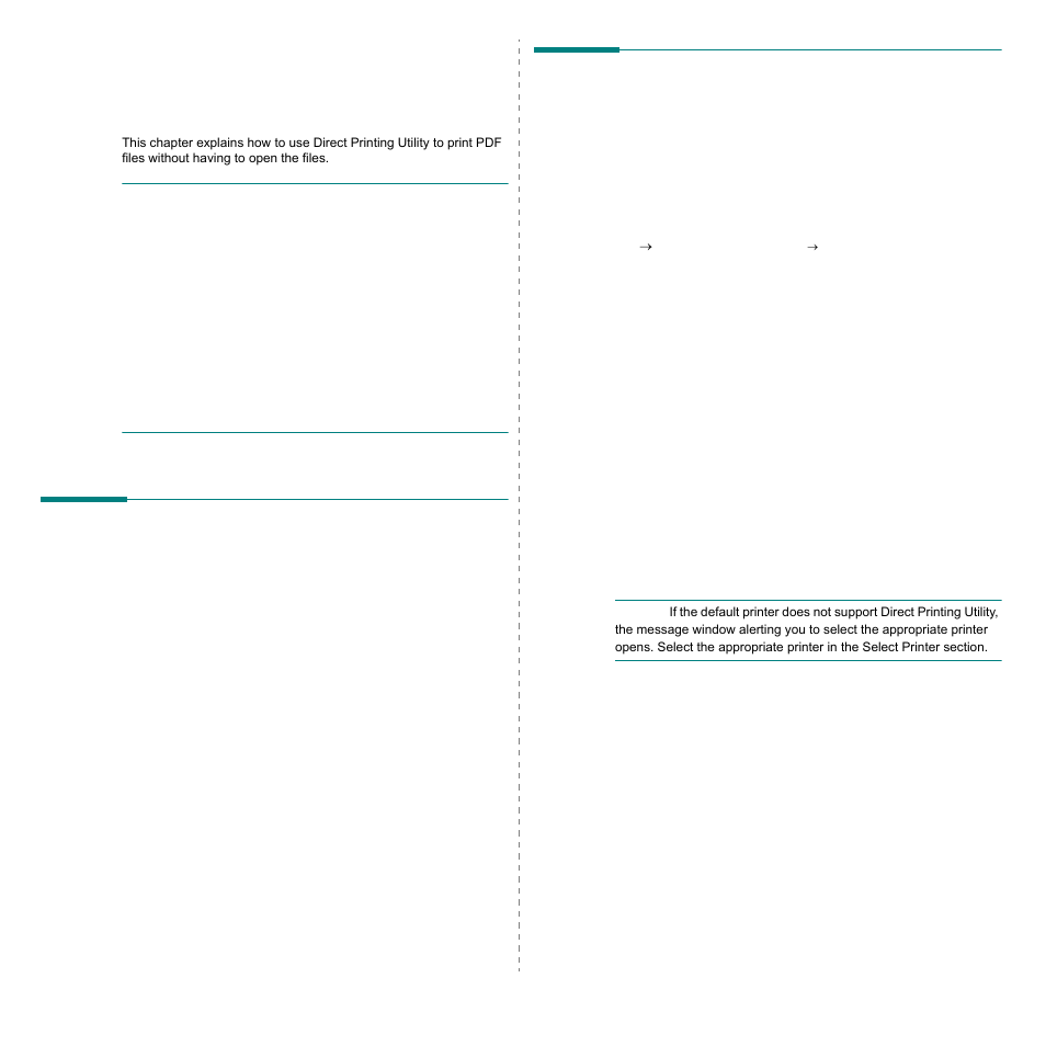 Using direct printing utility, Overview direct printing utility, Printing | From the direct printing utility window, Using the shortcut icon, Using the right-click menu, Chapter 5, Sing, Irect, Rinting | Samsung CLX-8380ND User Manual | Page 163 / 187
