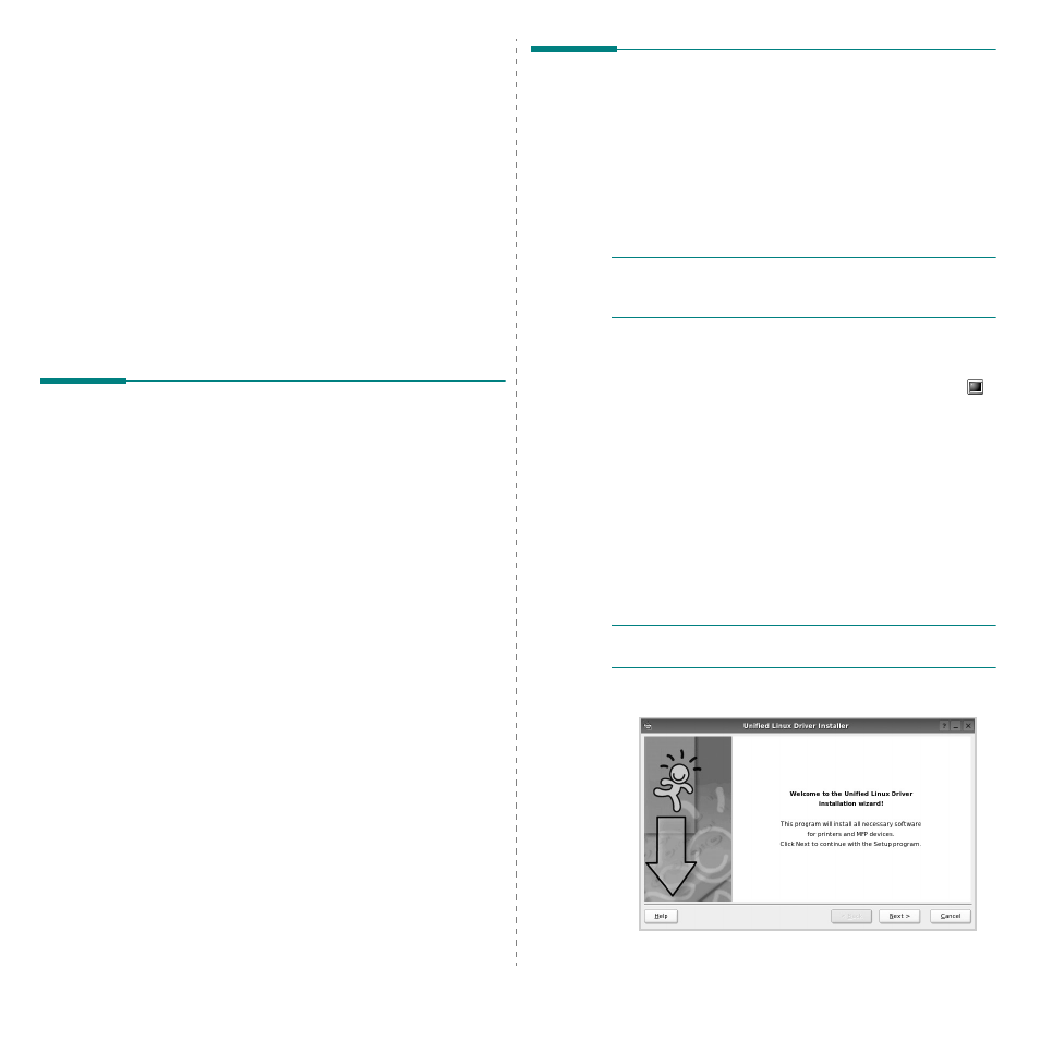 Using your printer in linux, Getting started, Installing the unified linux driver | Chapter 9, Sing, Rinter, Inux | Samsung CLX-8380ND User Manual | Page 171 / 187