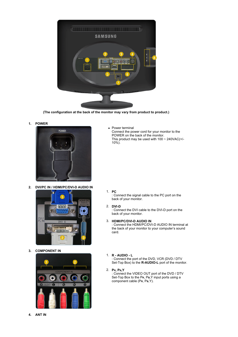 Samsung 2032MW User Manual | Page 14 / 67