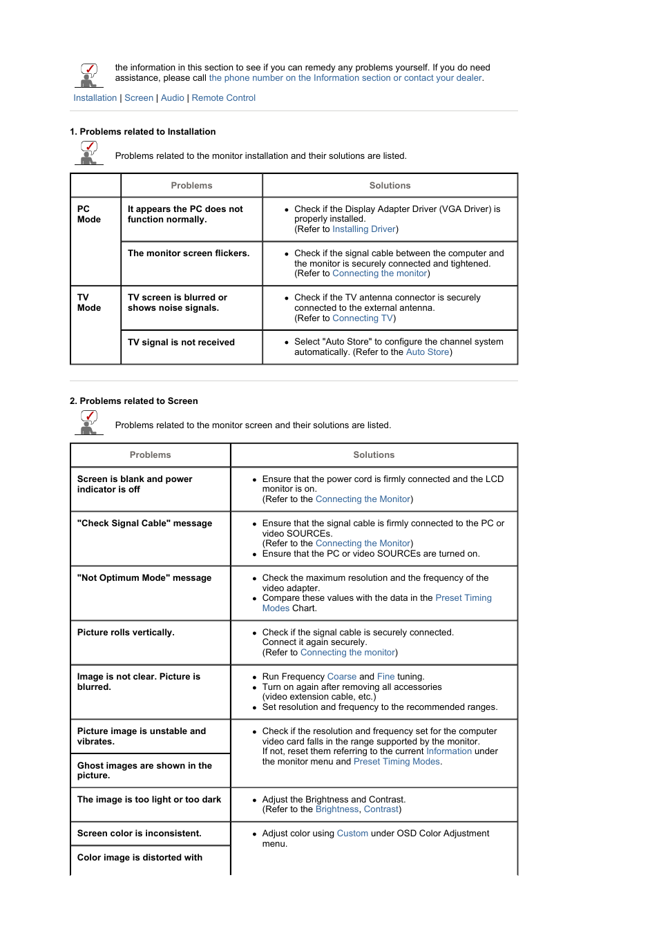 Samsung 2032MW User Manual | Page 46 / 67
