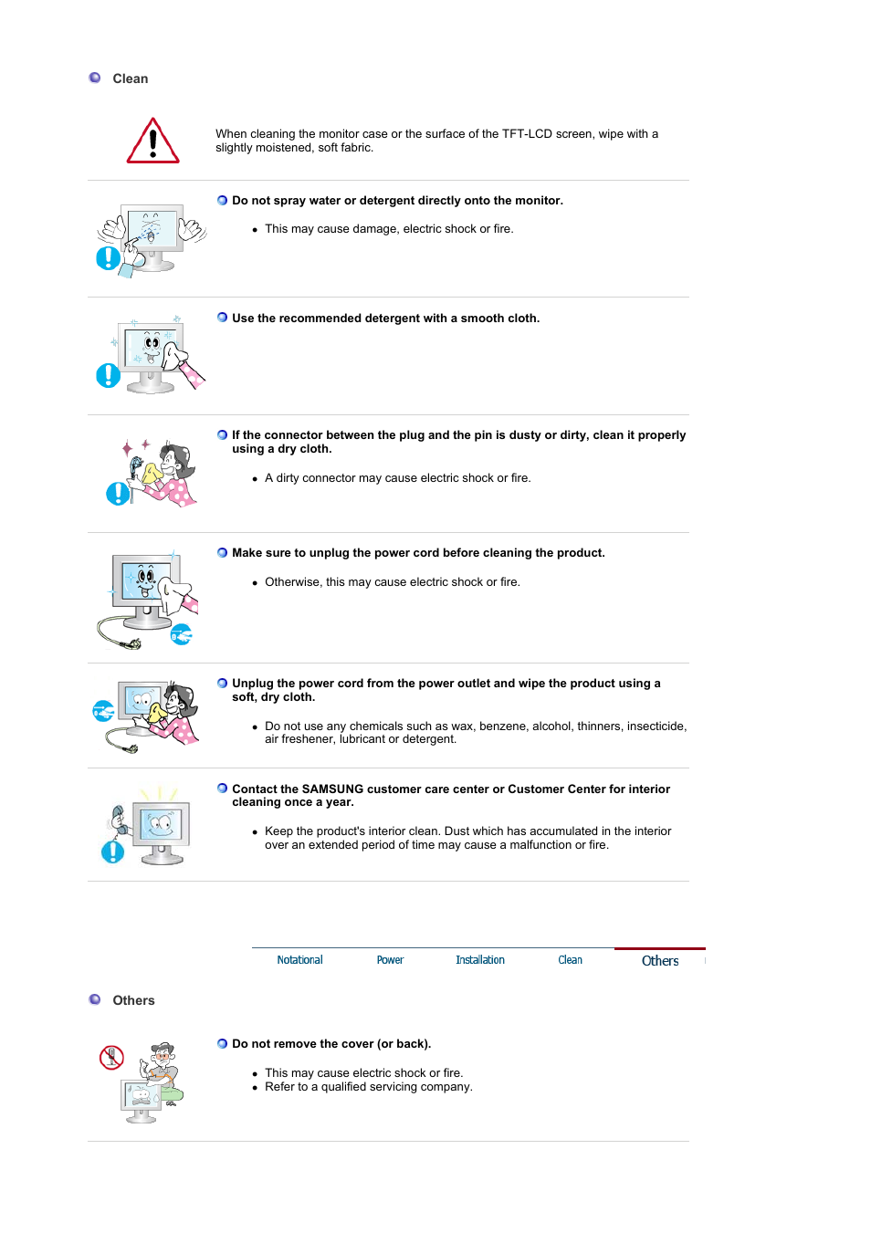 Others | Samsung 2032MW User Manual | Page 6 / 67