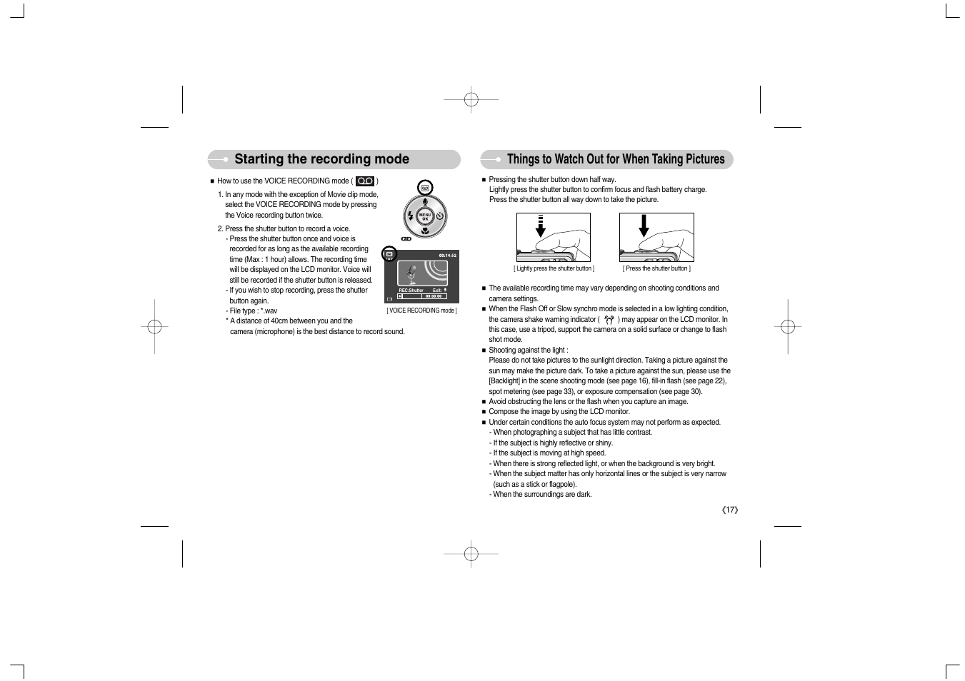 Samsung Digimax S700 User Manual | Page 18 / 78