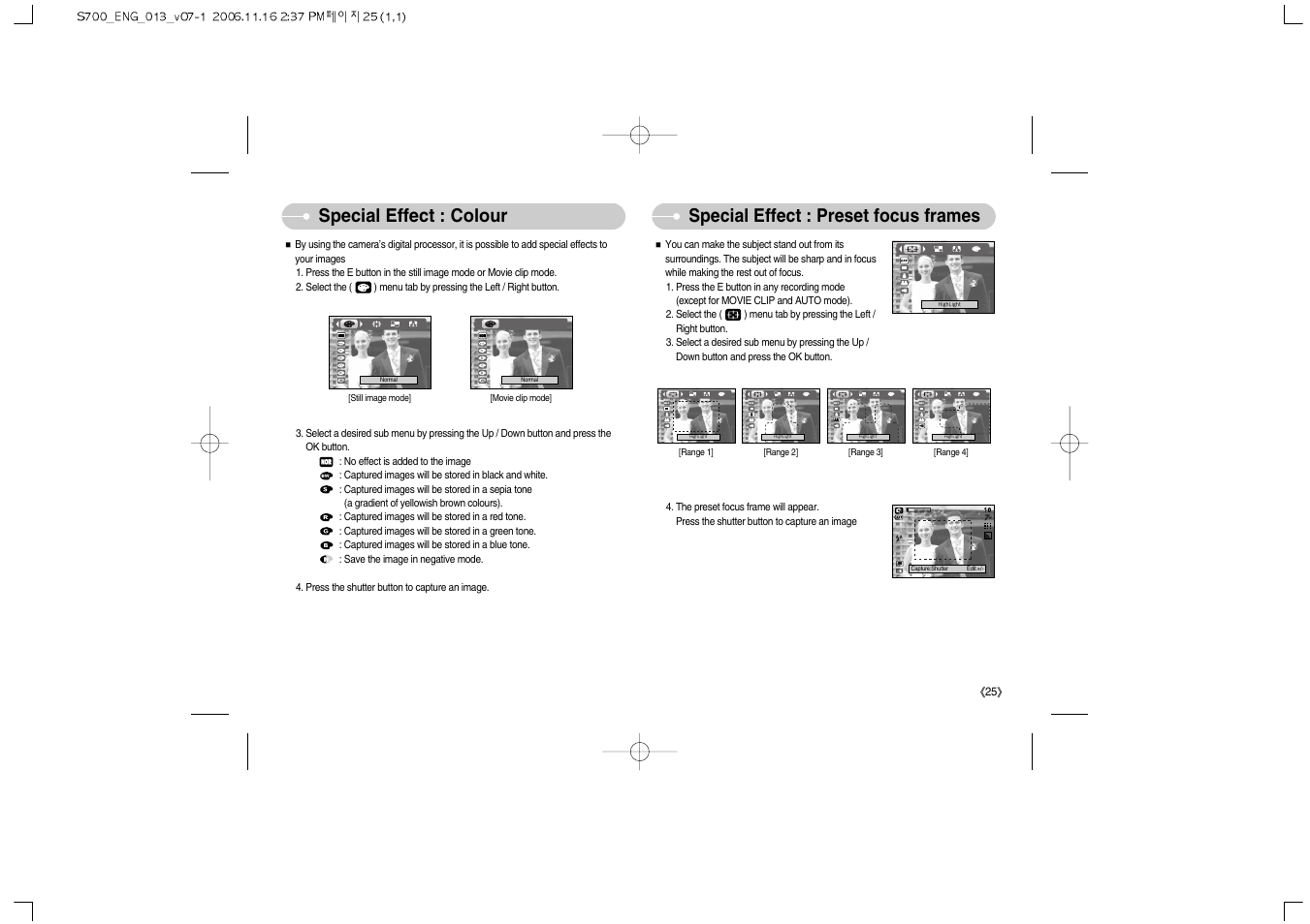 Samsung Digimax S700 User Manual | Page 26 / 78