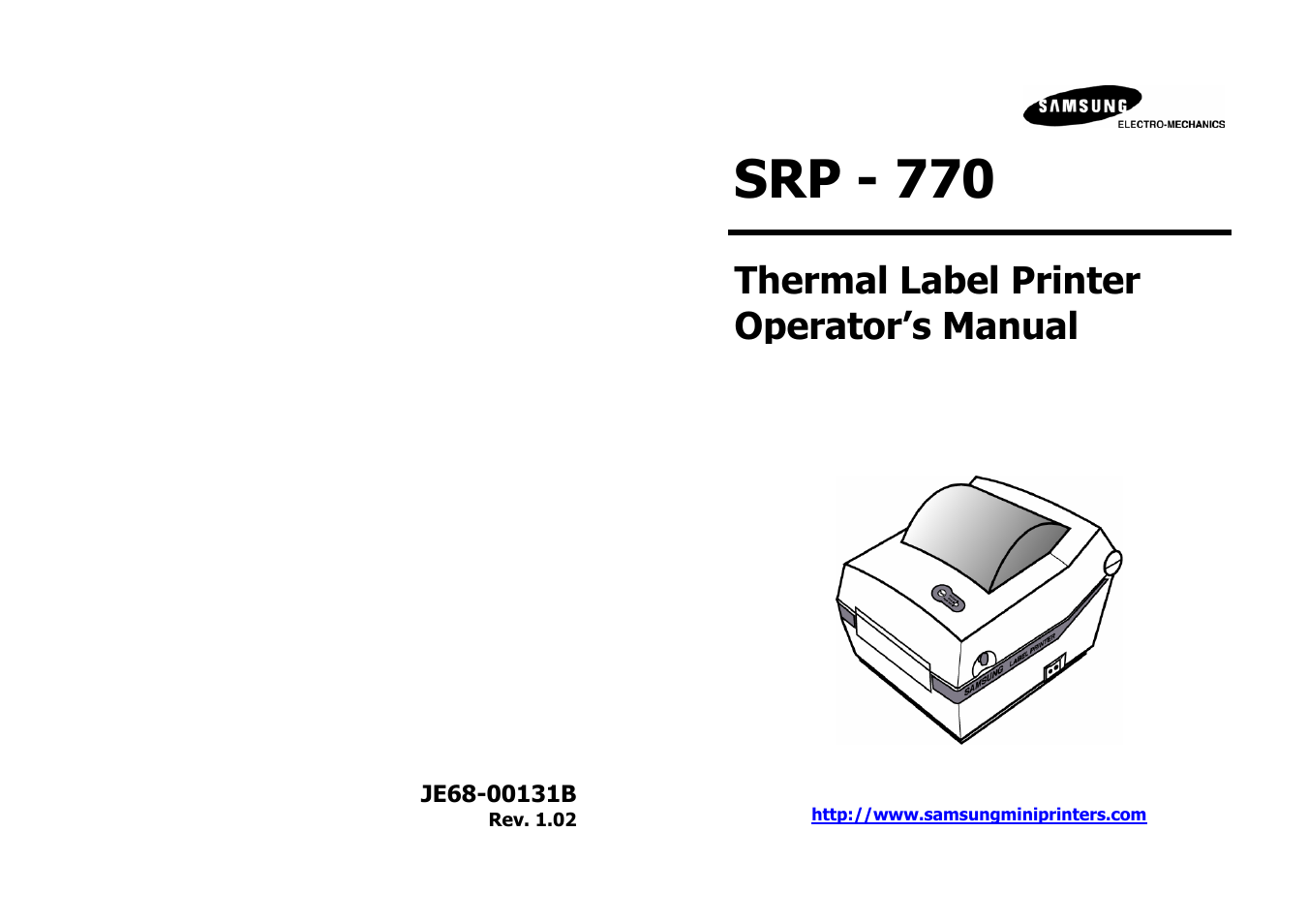 Samsung JE68-00131B User Manual | 14 pages