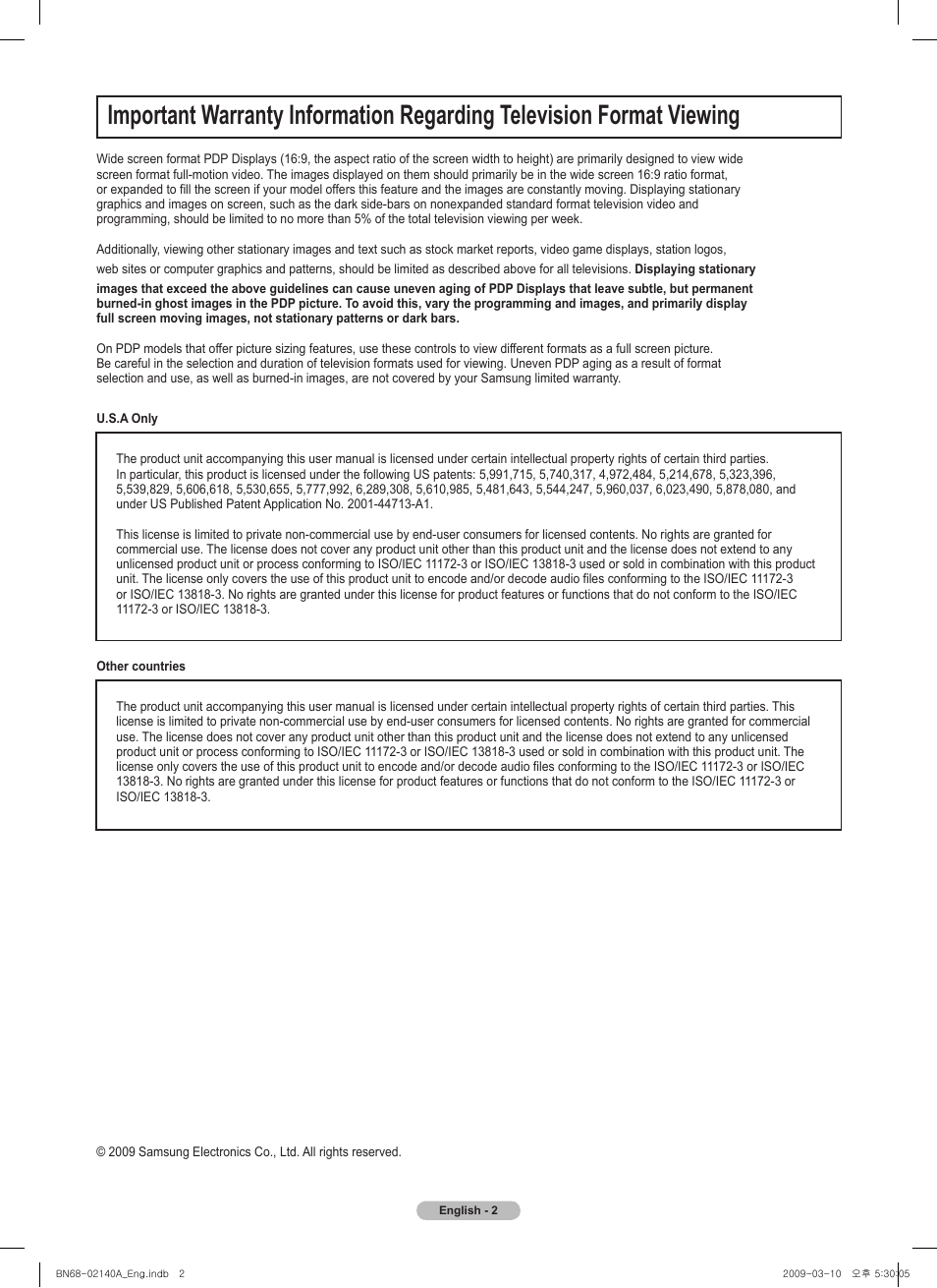 Samsung BN68-02140A-00 User Manual | Page 2 / 92