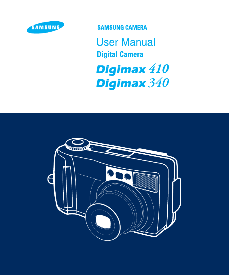 Samsung Digimax 340 User Manual | 120 pages