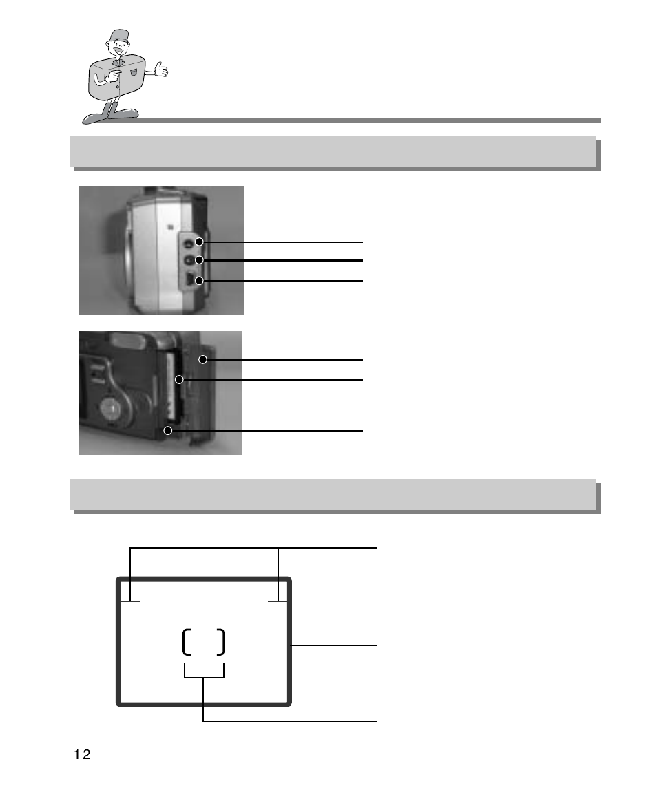 Identification of features, Product exterior (side) viewfinder | Samsung Digimax 340 User Manual | Page 12 / 120