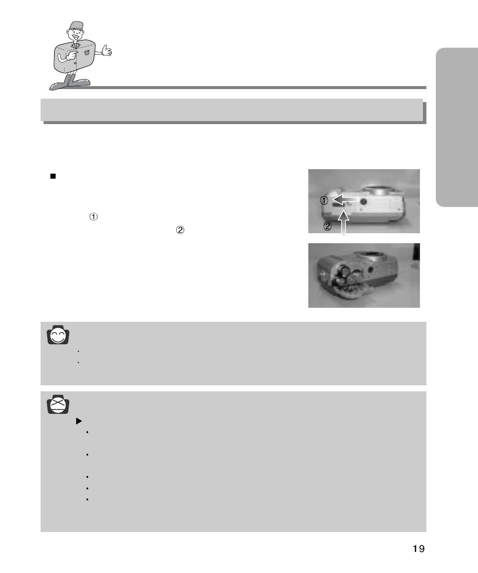 Ready preparation | Samsung Digimax 340 User Manual | Page 19 / 120