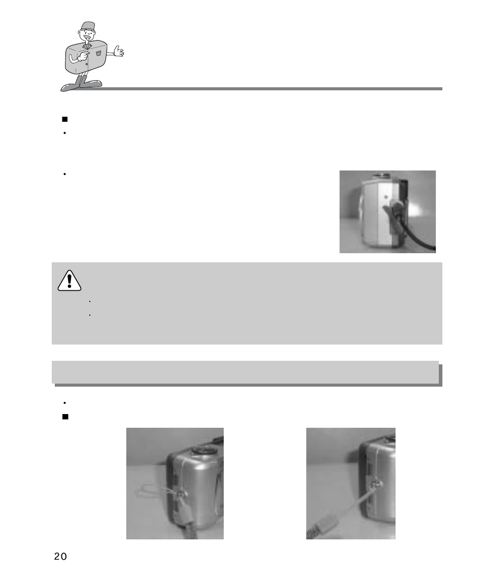 Preparation, Warning | Samsung Digimax 340 User Manual | Page 20 / 120