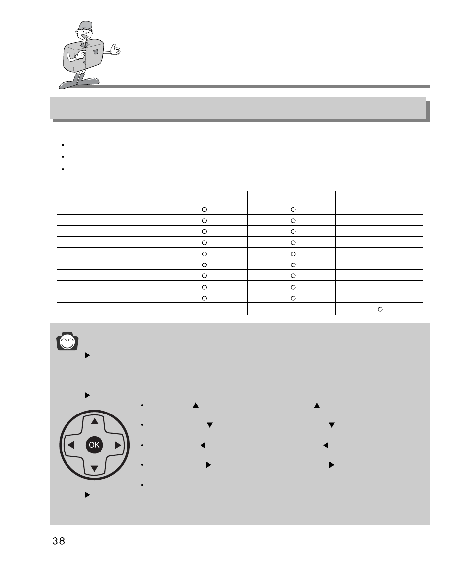 Setting up the shooting function, Reference, Using the lcd monitor to adjust the camera | Samsung Digimax 340 User Manual | Page 38 / 120