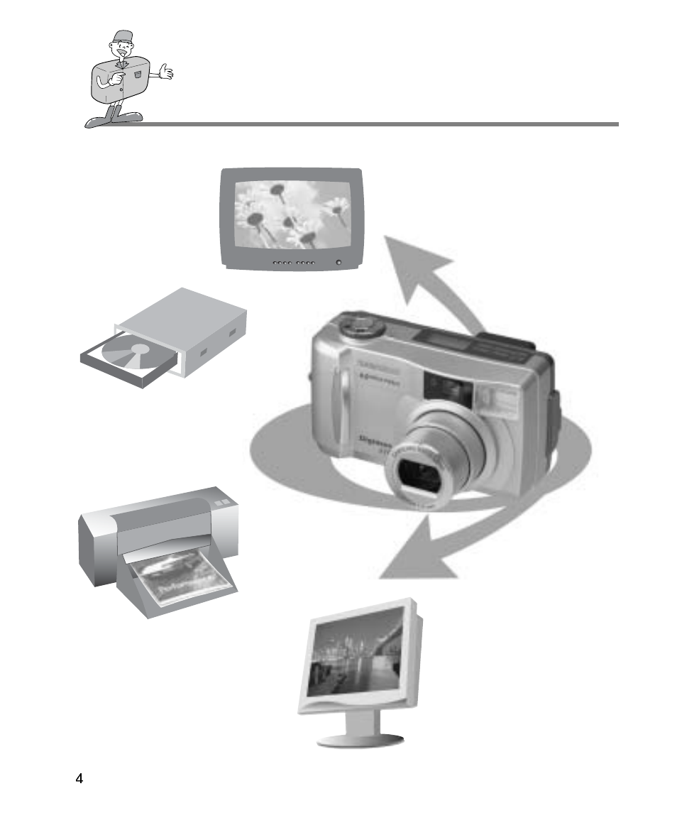 This digital camera can be used for | Samsung Digimax 340 User Manual | Page 4 / 120