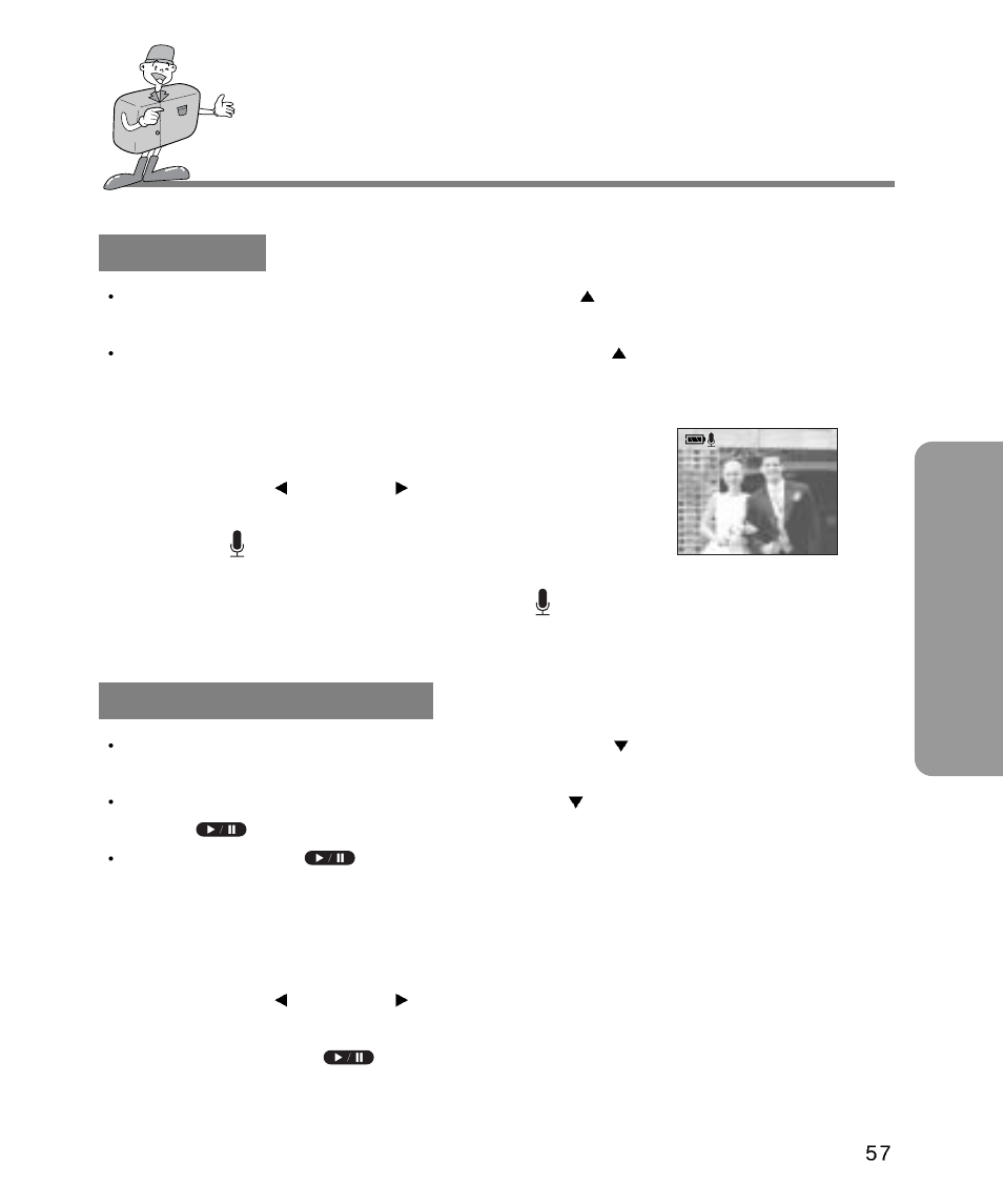 Setting up play back functions adv anced | Samsung Digimax 340 User Manual | Page 57 / 120