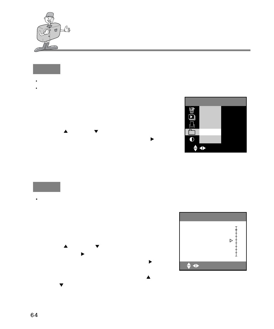 Setting up play back functions | Samsung Digimax 340 User Manual | Page 64 / 120
