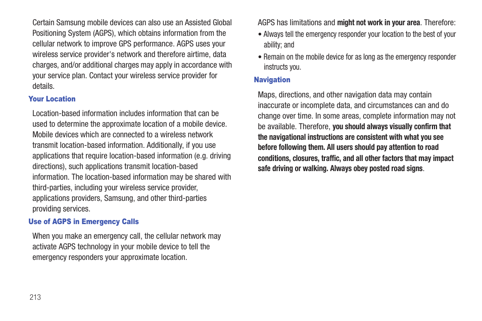 Samsung GALAXY S T959 User Manual | Page 218 / 246