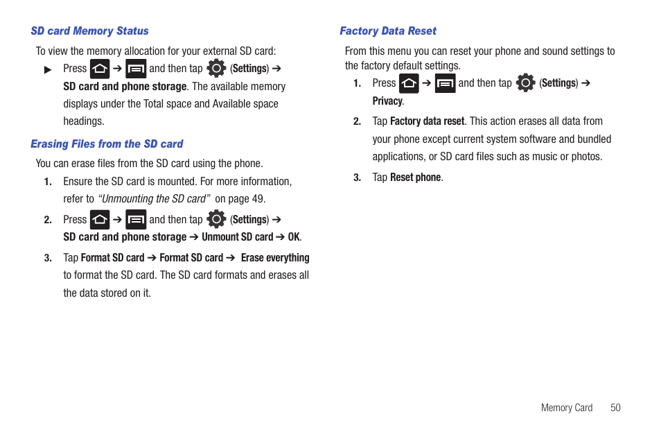 Samsung GALAXY S T959 User Manual | Page 55 / 246