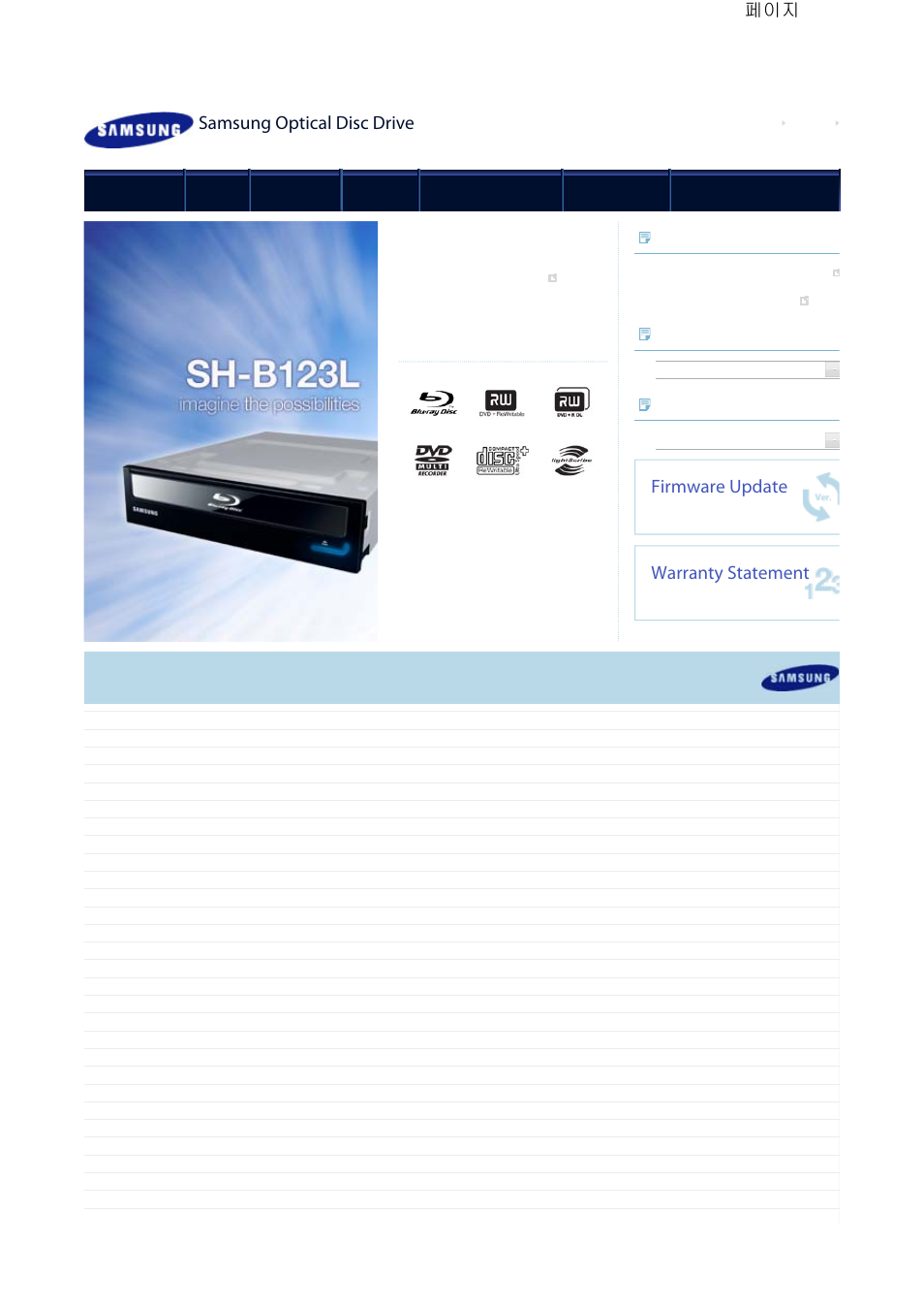 Samsung TS-HB43L User Manual | 37 pages