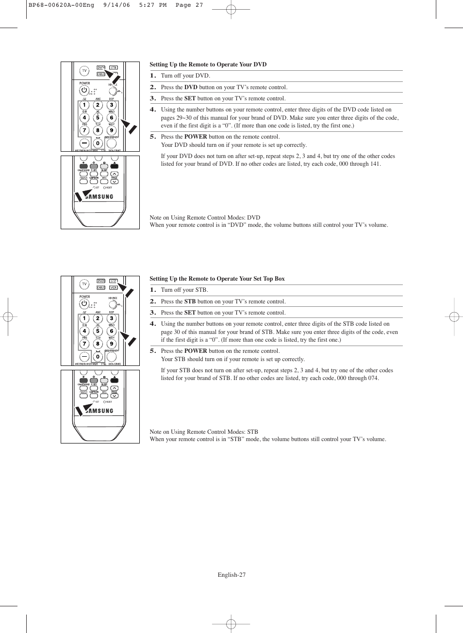 Samsung HL-S5686C User Manual | Page 27 / 107