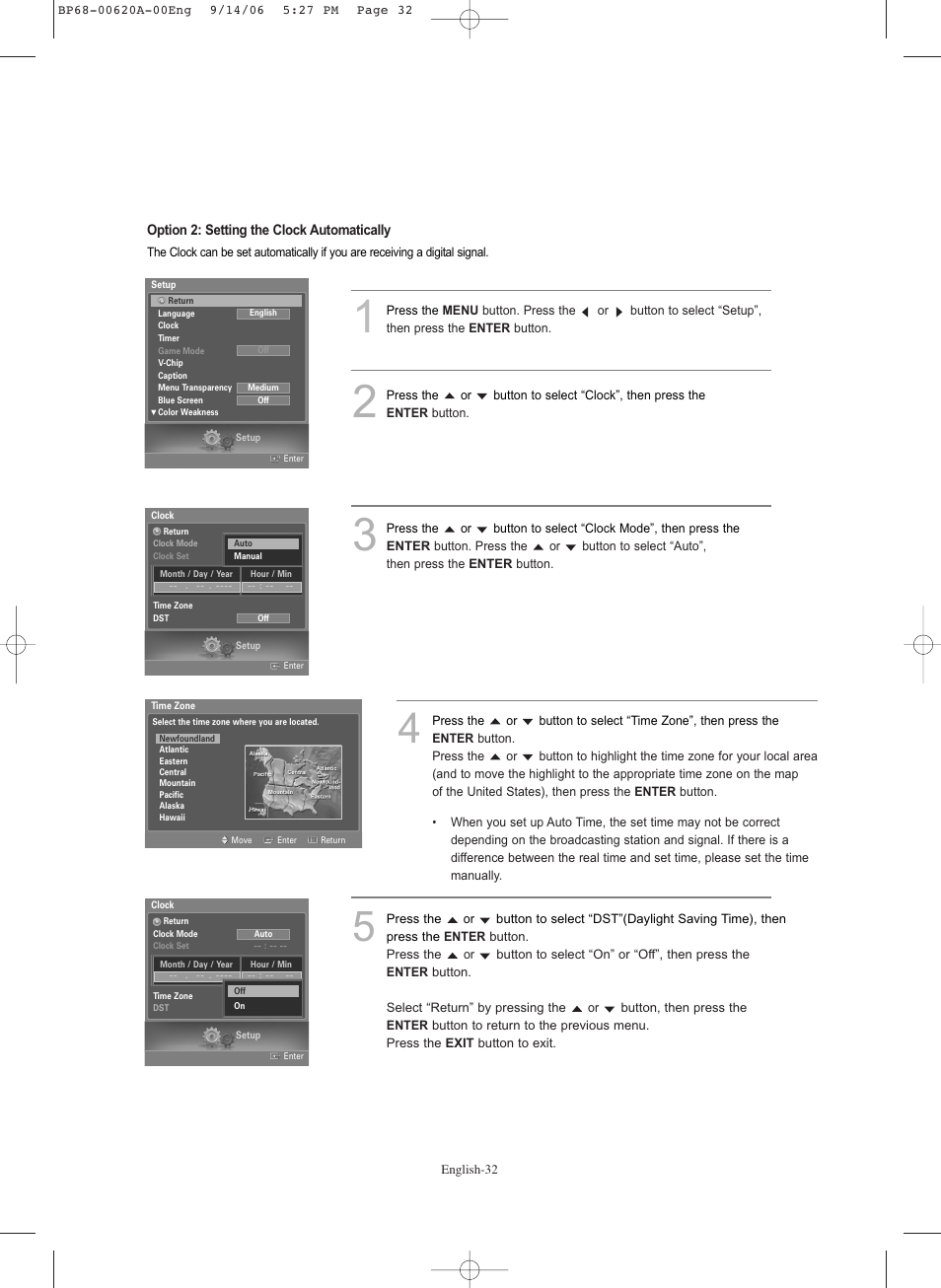 Samsung HL-S5686C User Manual | Page 32 / 107